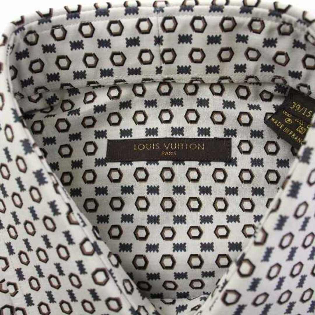 LOUIS VUITTON(ルイヴィトン)のLOUIS VUITTON ワイシャツ カジュアルシャツ 長袖 総柄 39 メンズのトップス(シャツ)の商品写真