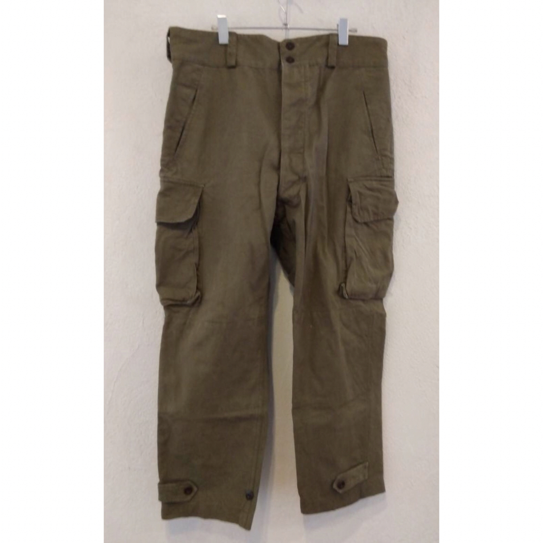 9chord_pants【Deadstock】フランス軍 M47 カーゴパンツ サイズ35 実物 前期