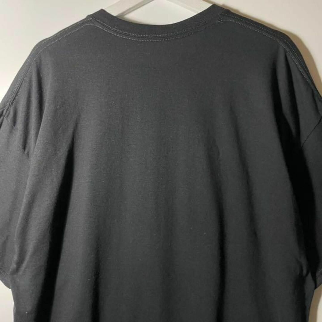 【アメリカ❗️】90s プリントロゴ半袖Tシャツ　黒　3XL ビッグサイズ 6