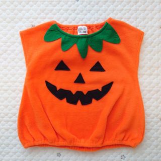 ベビーザラス(BABiESRUS)のハロウィン ベビー 70 80 ロンパース かぼちゃ パンプキン コスプレ 仮装(ロンパース)