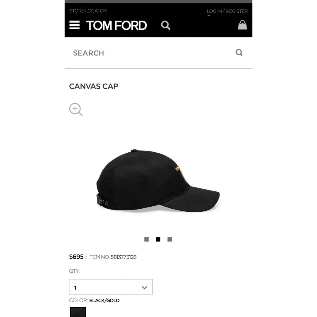 TOM FORD   トムフォード キャップ 帽子 TOM FORDの通販 by まみぺそ's