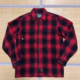 A BATHING APE - アベイシングエイプ サルカモ総柄法被長袖シャツ XLの