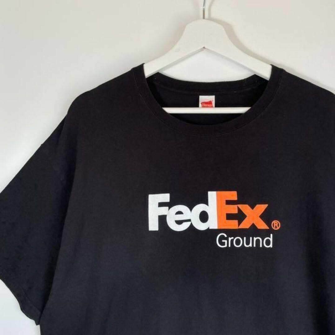 希少！【アメリカ❗️】ヘインズ　企業ロゴ　FedEx ビッグサイズXL