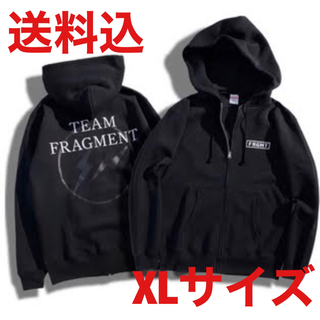 FRAGMENT - FRAGMENT FORUM限定 パーカー 黒 XLの通販｜ラクマ