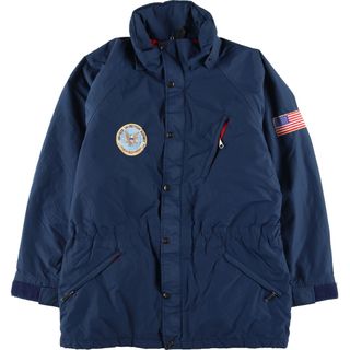 ザノースフェイス(THE NORTH FACE)の古着 ザノースフェイス THE NORTH FACE 袖ワッペン 中綿マウンテンジャケット USA製 メンズL /eaa378837(マウンテンパーカー)