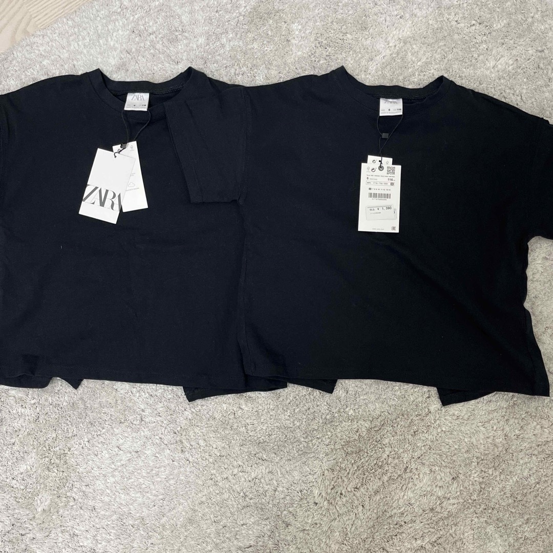 116cm  女の子トップス　2枚セット キッズ/ベビー/マタニティのキッズ服女の子用(90cm~)(Tシャツ/カットソー)の商品写真