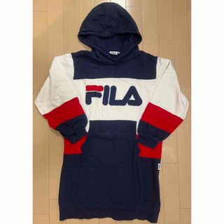 フィラ(FILA)のFILA    チュニックパーカー　　150(Tシャツ/カットソー)