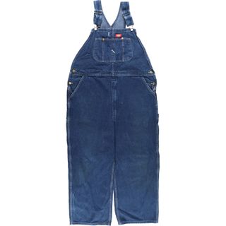 ディッキーズ(Dickies)の古着 ディッキーズ Dickies デニムオーバーオール メンズw45 /eaa370968(サロペット/オーバーオール)