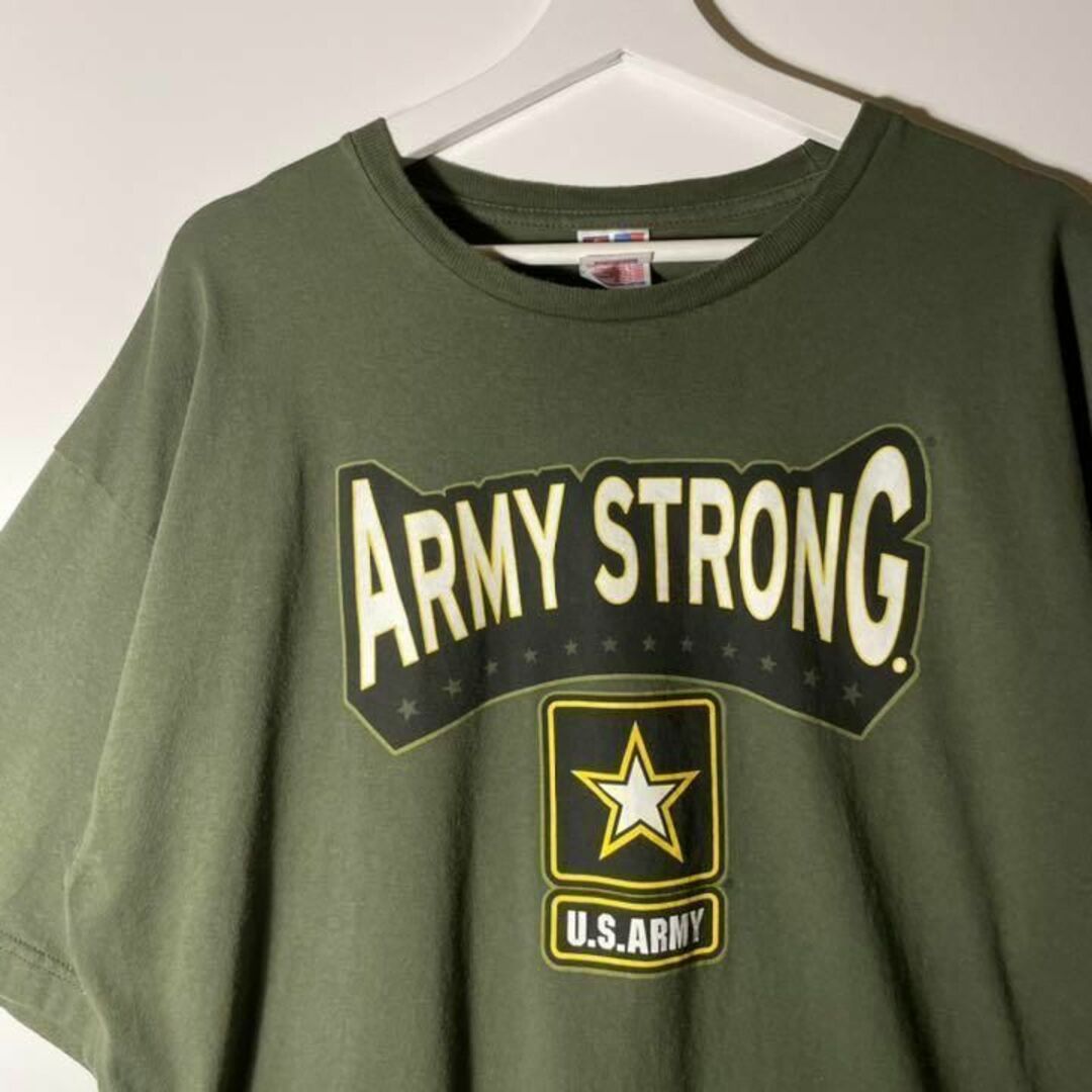アメリカ古着❗️】90sUSA製 ARMYミリタリー カーキ XLビッグサイズ-