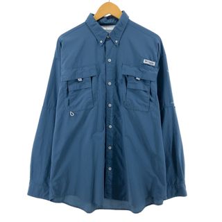 コロンビア(Columbia)の古着 コロンビア Columbia PFG 長袖 ボタンダウン フィッシングシャツ メンズXL /eaa378333(シャツ)