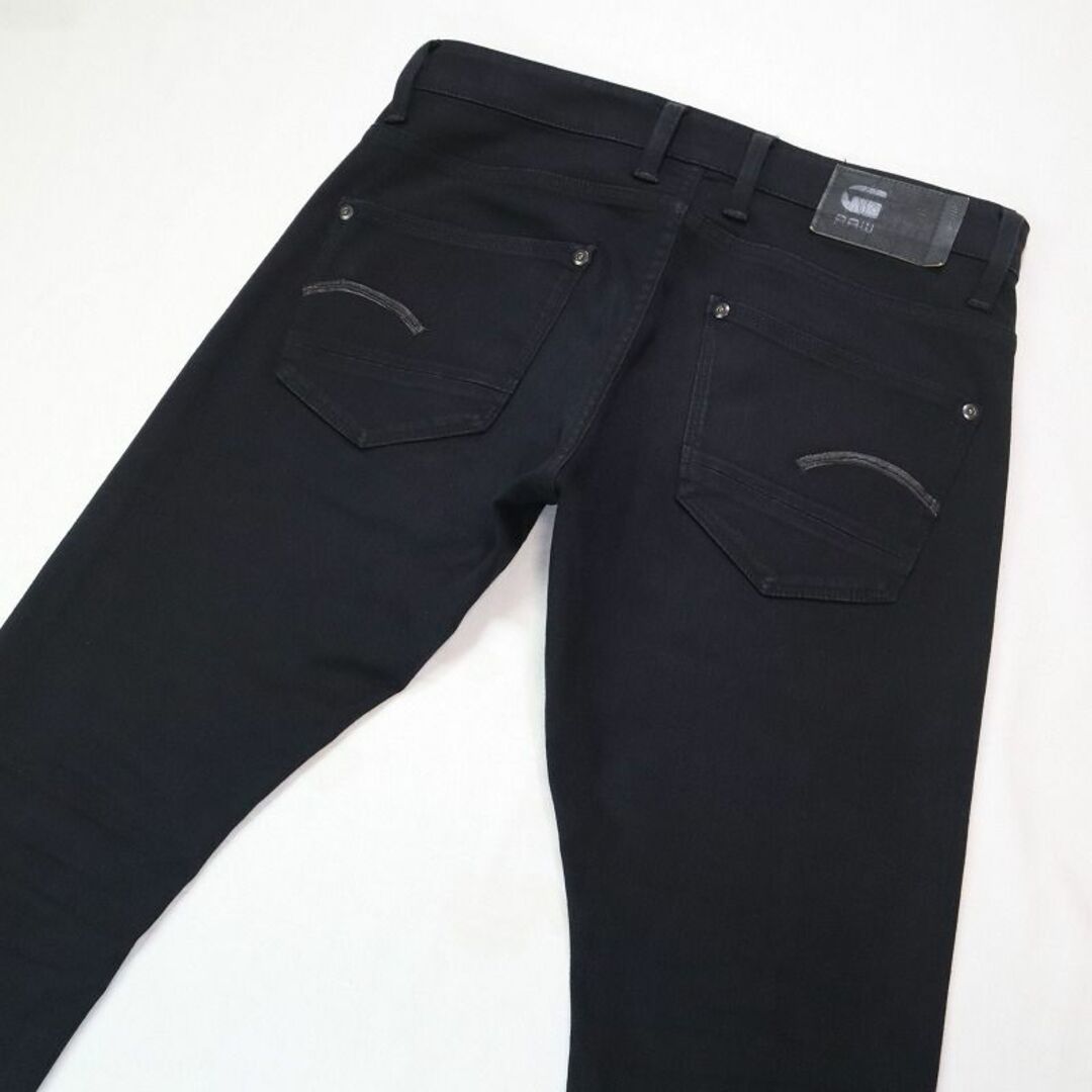 G-STAR RAW - ジースターロウ REVEND SKINNY ブラックスキニージーンズ