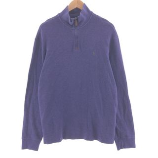 ラルフローレン(Ralph Lauren)の古着 ラルフローレン Ralph Lauren POLO by Ralph Lauren コットンニットハーフジップセーター メンズL /taa001551(ニット/セーター)