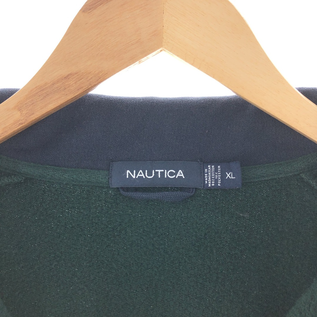 NAUTICA(ノーティカ)の古着 ノーティカ NAUTICA ハーフジップスウェットシャツ トレーナー メンズXL /taa001710 メンズのトップス(スウェット)の商品写真