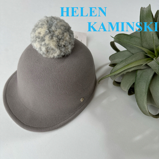 Helen Kaminski　ヘレンカミンスキー　帽子　ネイビー　コットン