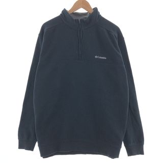 コロンビア(Columbia)の古着 コロンビア Columbia ハーフジップスウェットシャツ トレーナー メンズXL /taa001573(スウェット)