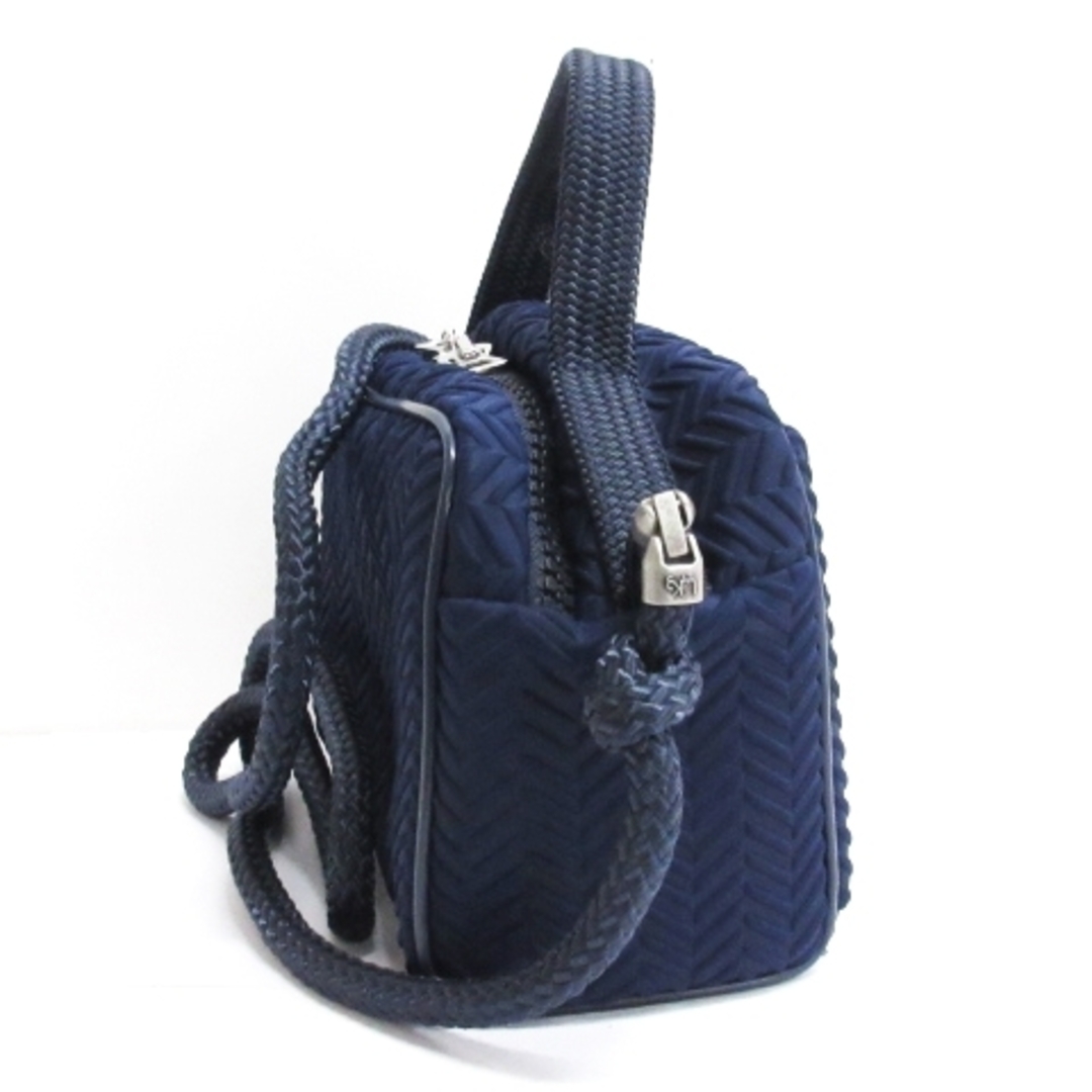 L4K3 レイク マカロン ショルダーバッグ ハンド 2WAY ネイビー