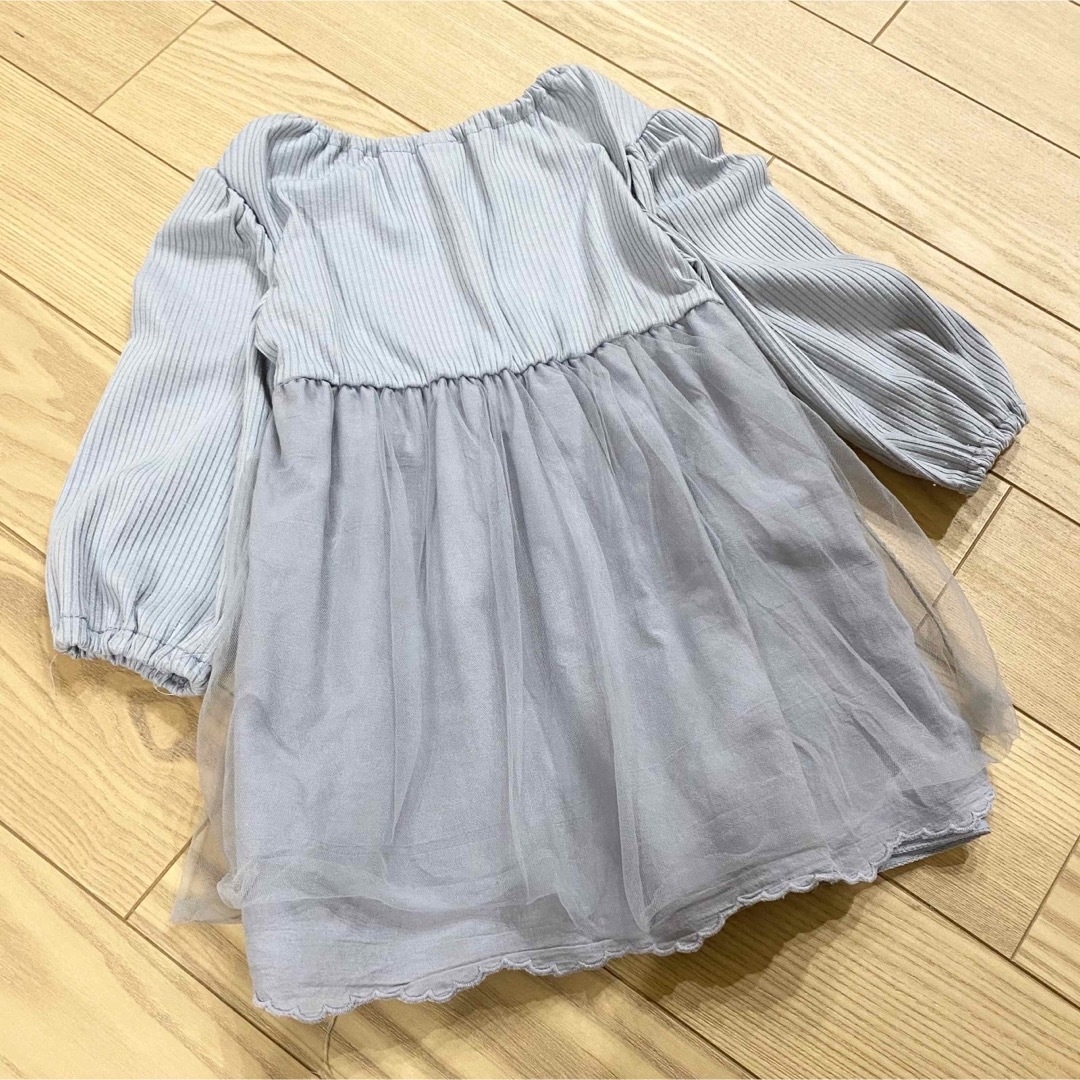 しまむら(シマムラ)の小さめ90サイズ　ワンピース　juo キッズ/ベビー/マタニティのベビー服(~85cm)(ワンピース)の商品写真