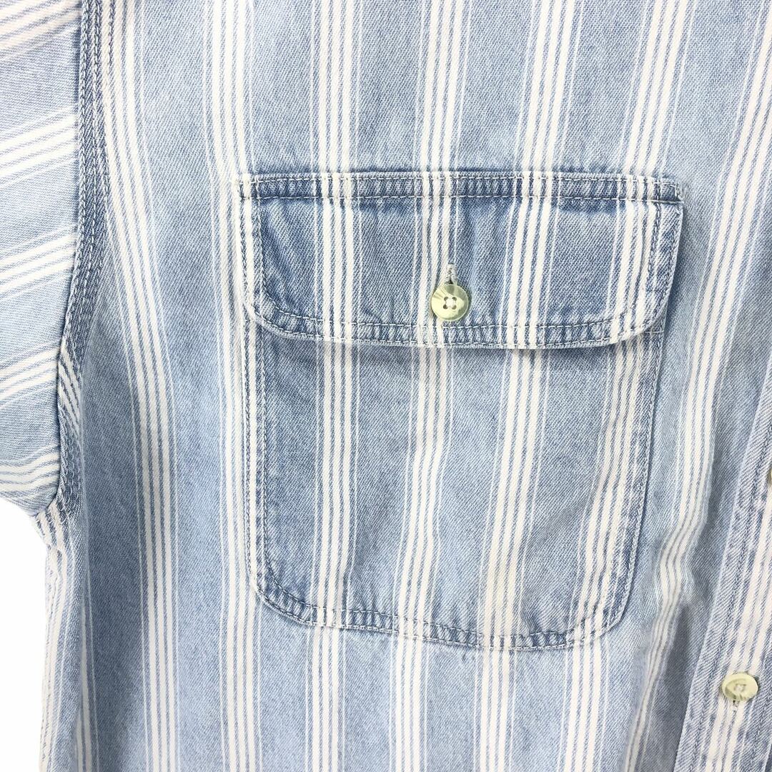 Levi's(リーバイス)の古着 90年代 リーバイス Levi's 長袖 コットンストライプシャツ メンズXL ヴィンテージ /eaa378532 メンズのトップス(シャツ)の商品写真