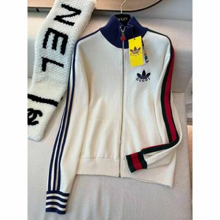 Gucci - adidas x Gucci ヴィスコース ジップアップジャケットの通販
