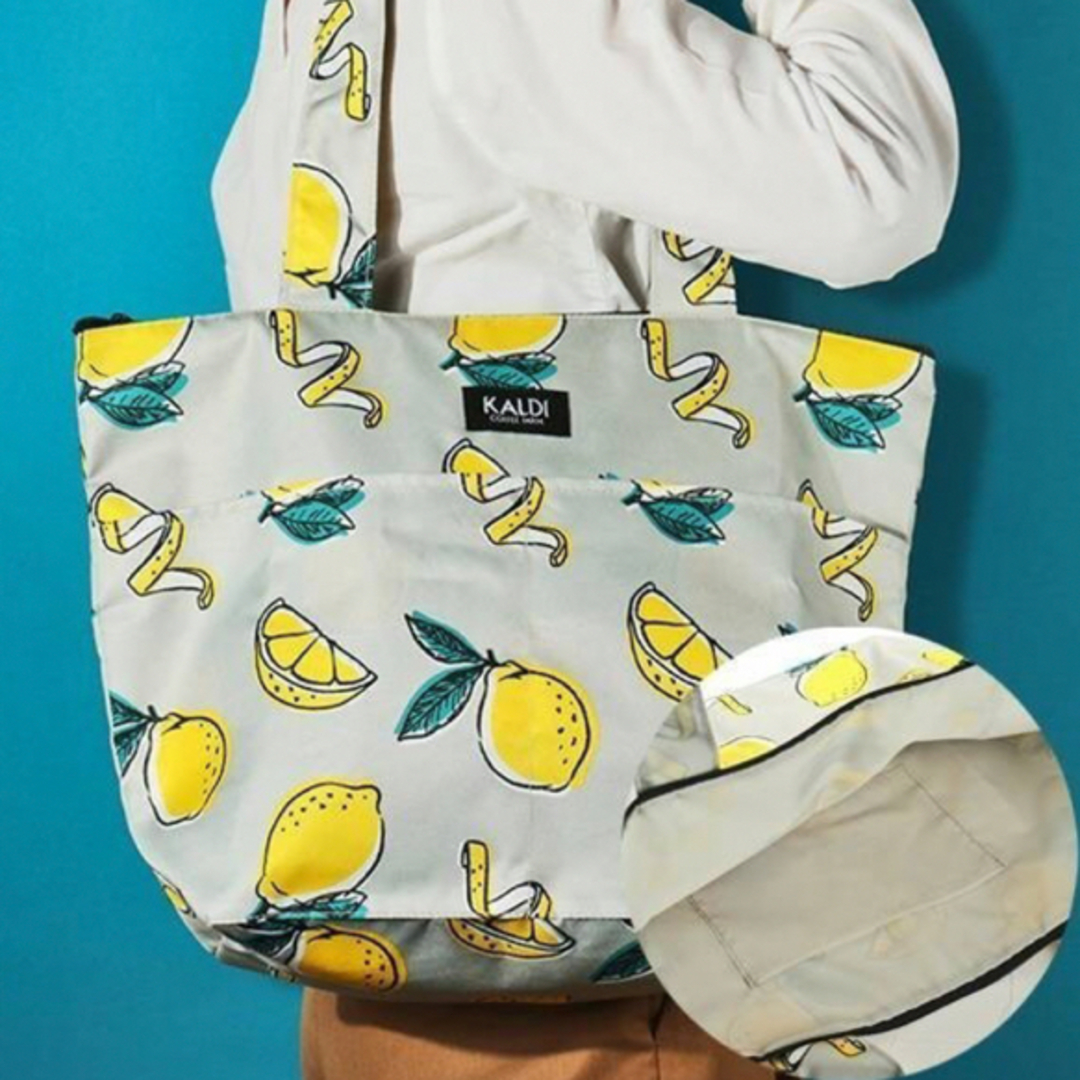 KALDI(カルディ)のカルディ　レモンバッグ(バッグのみ) レディースのバッグ(トートバッグ)の商品写真