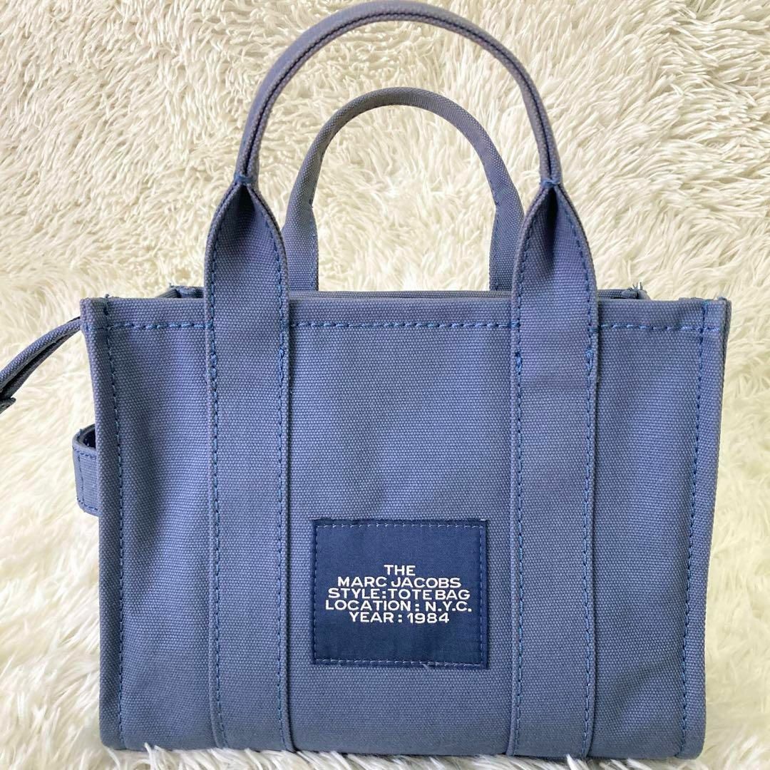 未使用に近い美品　マークジェイコブス THE TOTE BAG 青　2way