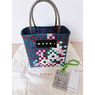 マリーニ(MARINI)のMARNI MARKET MINI FLOWER BASKET(かごバッグ/ストローバッグ)