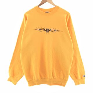 チャンピオン(Champion)の古着 チャンピオン Champion プリントスウェットシャツ トレーナー メンズXL /taa001800(スウェット)