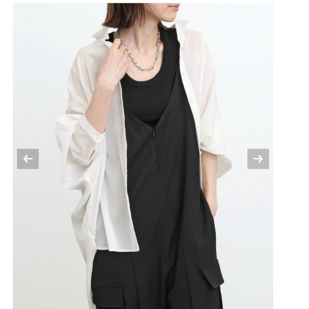 L'Appartement DEUXIEME CLASSE(アパルトモンドゥーズィエムクラス)のL'Appartement Dolman sleeve sheer Blouse レディースのトップス(シャツ/ブラウス(長袖/七分))の商品写真