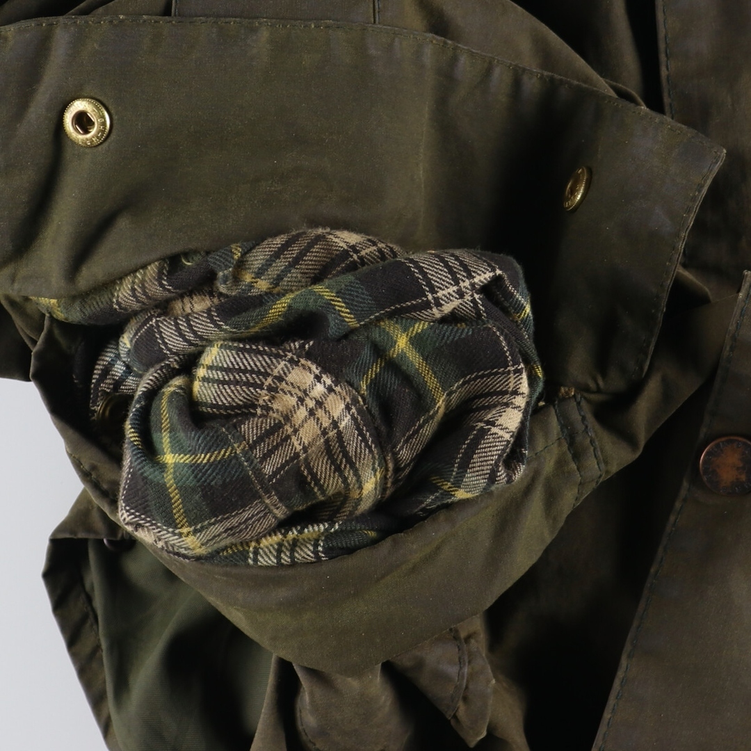 Barbour - 古着 90年代 バブアー Barbour BORDER ボーダー 旧3ワラント