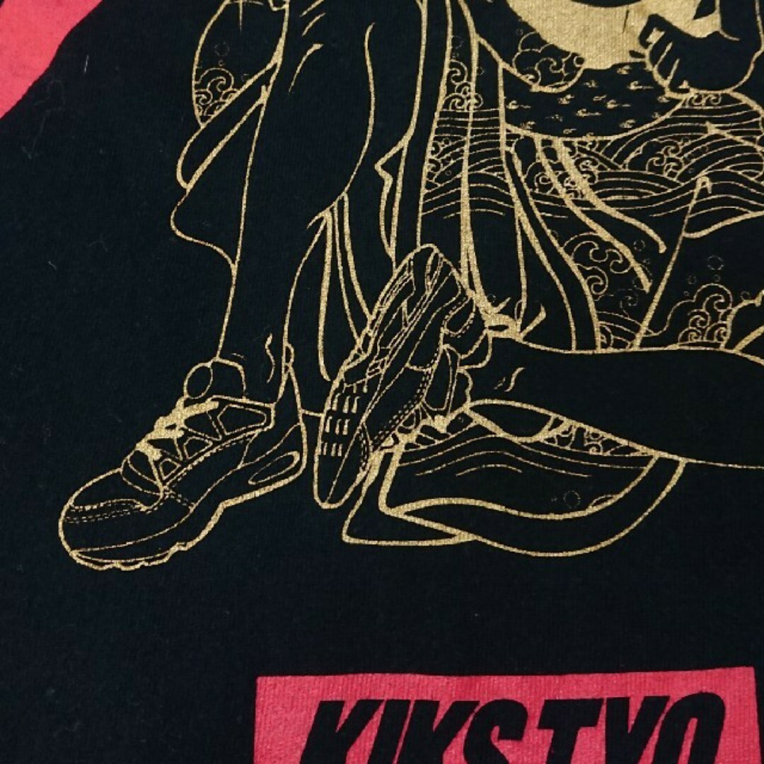 KIKS TYO(キックスティーワイオー)のキックスティーワイオー 両面プリントTシャツ 古着 和柄 メンズのトップス(Tシャツ/カットソー(半袖/袖なし))の商品写真