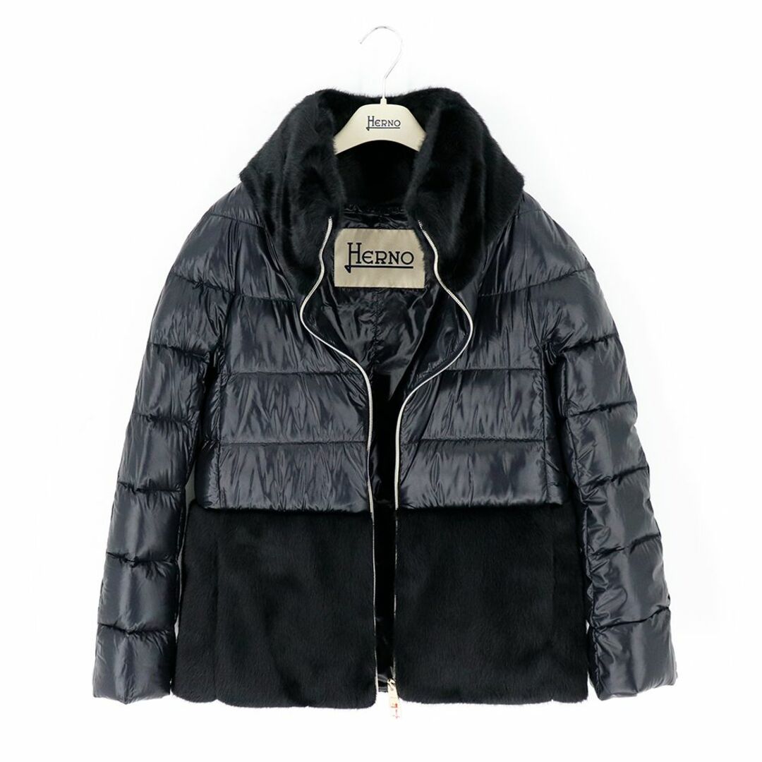 【新品・未使用】HERNO ダウンジャケット ブラック　42サイズ