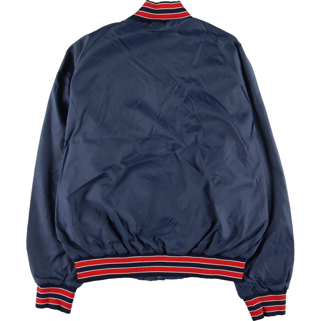 Champion(チャンピオン)の古着 90年代 チャンピオン Champion ナイロンスタジャン アワードジャケット バーシティジャケット USA製 メンズL ヴィンテージ /eaa378476 メンズのジャケット/アウター(スタジャン)の商品写真