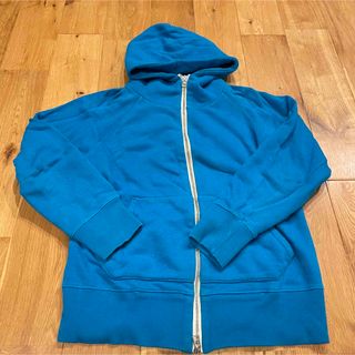 デザインティーシャツストアグラニフ(Design Tshirts Store graniph)のグラニフ　ダブルジップ　パーカー　水色　フード付き(パーカー)