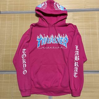 ラブラット(LABRAT)のTHRASHER LABRAT スラッシャー　パーカー　スウェット　L 東京(パーカー)