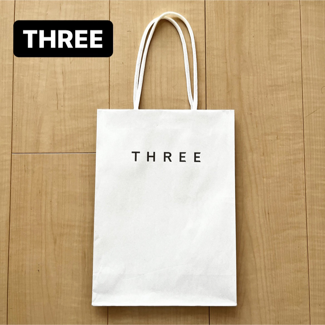 THREE(スリー)のスリー　THREE ショップ袋　ショッパー　ギフト　プレゼント　袋 レディースのバッグ(ショップ袋)の商品写真