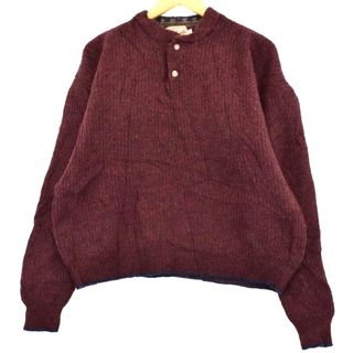 ウールリッチ(WOOLRICH)の古着 ウールリッチ WOOLRICH ハーフボタンセーター メンズXL /eaa365015(ニット/セーター)