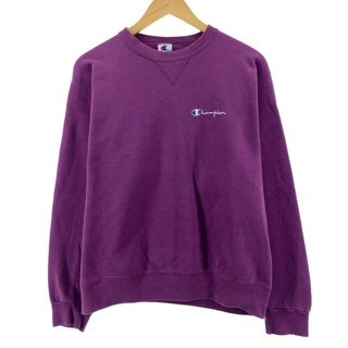 チャンピオン(Champion)の古着 90年代 チャンピオン Champion ロゴスウェット トレーナー USA製 メンズL ヴィンテージ /eaa377265(スウェット)