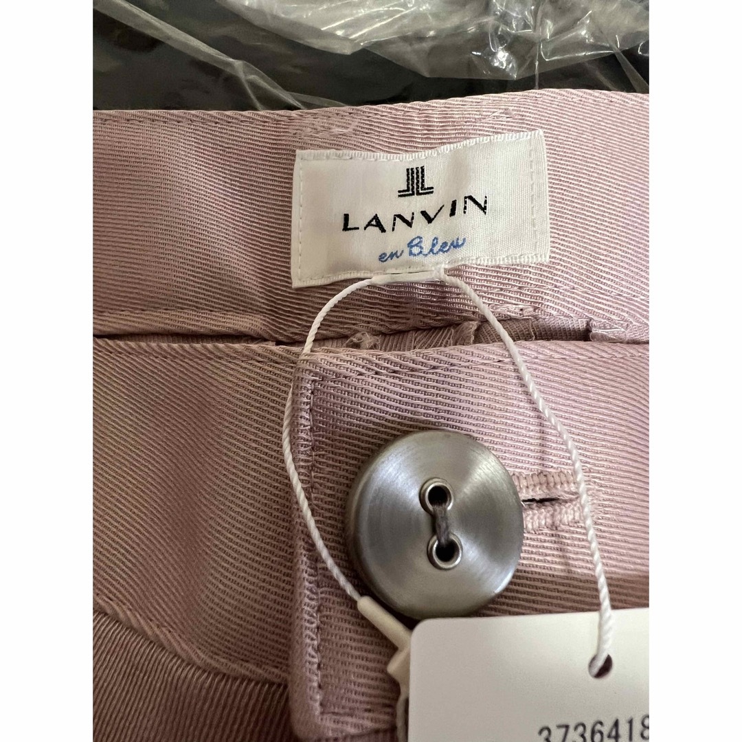 LANVIN en Bleu(ランバンオンブルー)のランバンオンブルー　ツイルロールアップパンツ (ピンク / 38) 25380円 レディースのパンツ(カジュアルパンツ)の商品写真