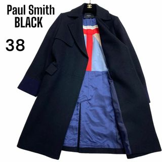 ✨希少✨Paul Smith black モヘアロングコート 38 M