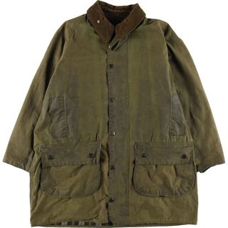 バーブァー(Barbour)の古着 90年代 バブアー Barbour GAMEFAIR ゲームフェアー 旧3ワラント ワックスコットン オイルドジャケット 英国製 C42 メンズL ヴィンテージ /eaa372648(その他)