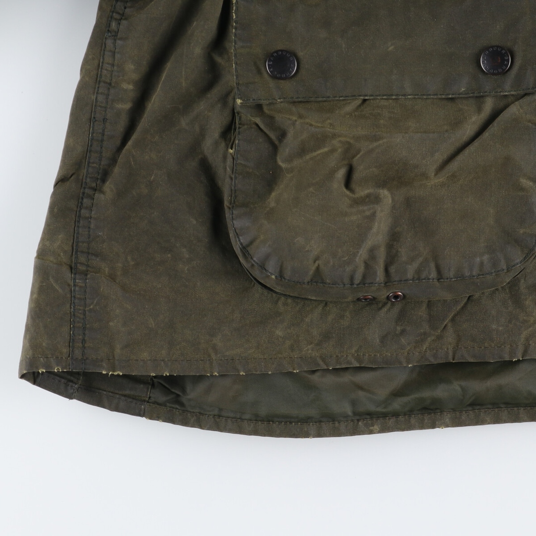 古着 90年代 バブアー Barbour BEDALE ビデイル 旧3ワラント ワックスコットン オイルドジャケット 英国製 C48 メンズXL  ヴィンテージ /eaa372651