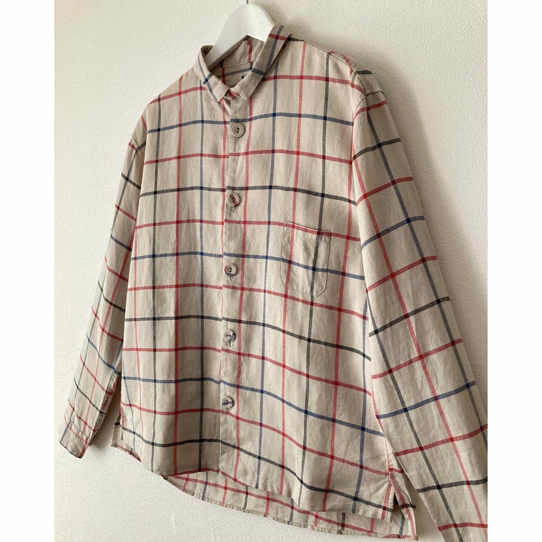 【美品】KAPITALチェックシャツLサイズ