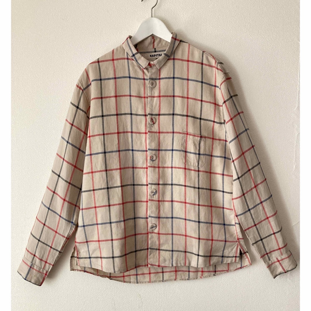【美品】KAPITALチェックシャツLサイズ
