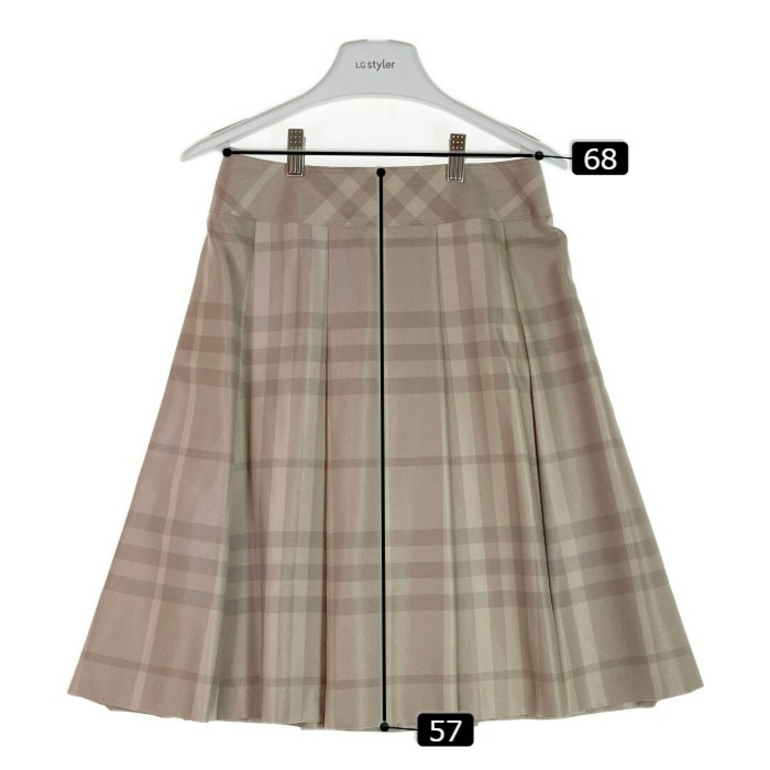 BURBERRY - ☆BURBERRY LONDON バーバリーロンドン チェックプリーツ