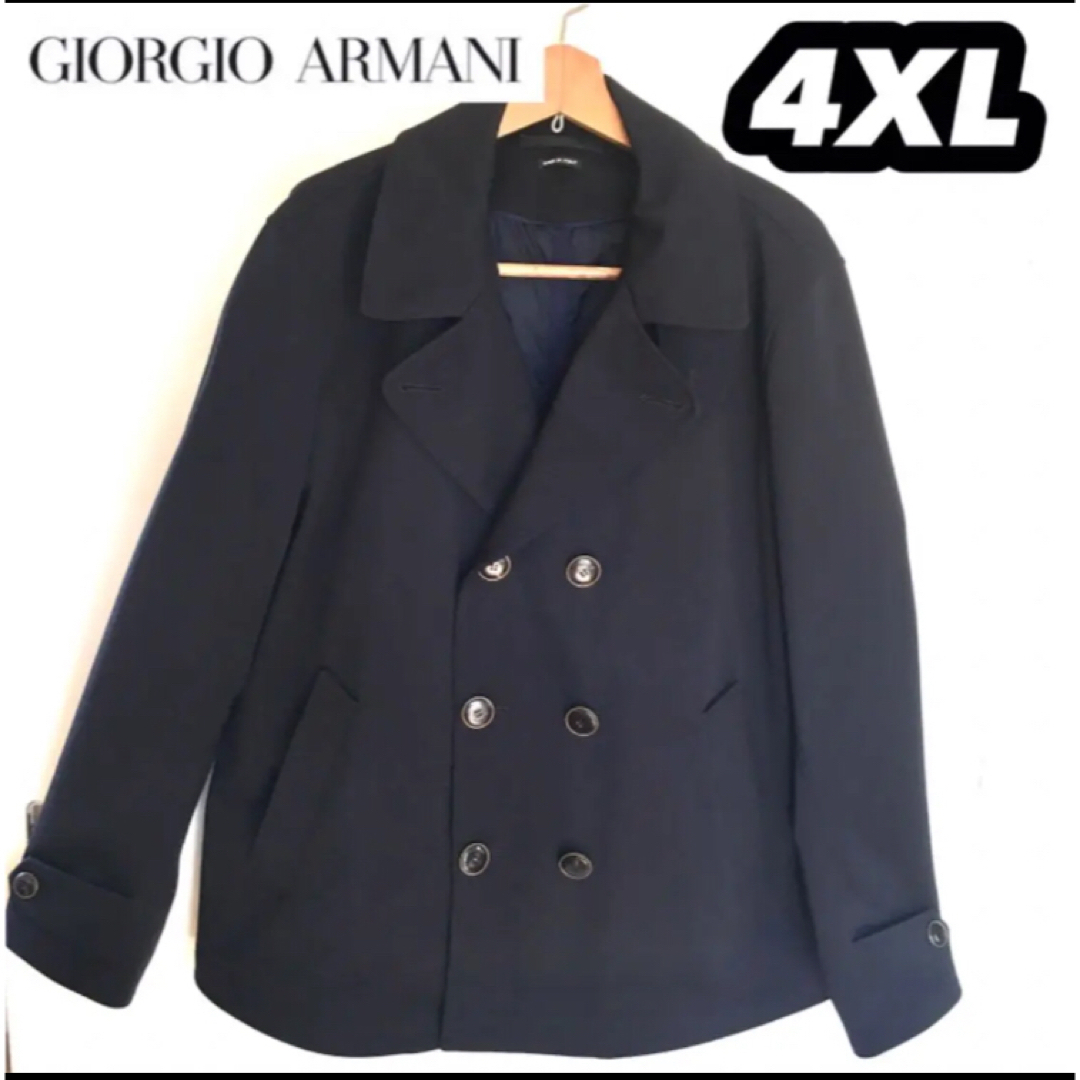 41800円 Pコート ジョルジオアルマーニ 大きいサイズ4XL GIORGIOARMANI