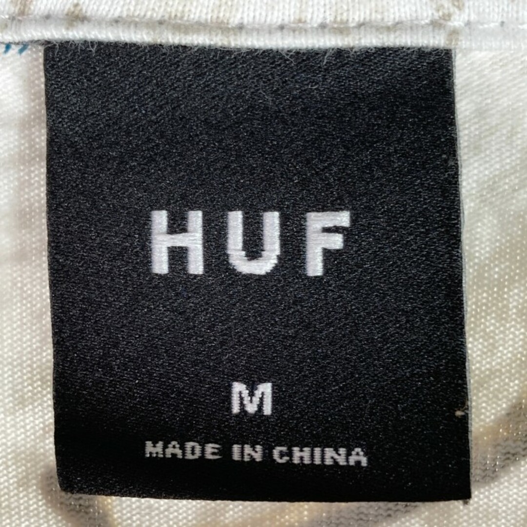 HUF(ハフ)の★HUF ハフ リアルツリー 総柄 ロンT ブラック sizeM メンズのトップス(Tシャツ/カットソー(七分/長袖))の商品写真