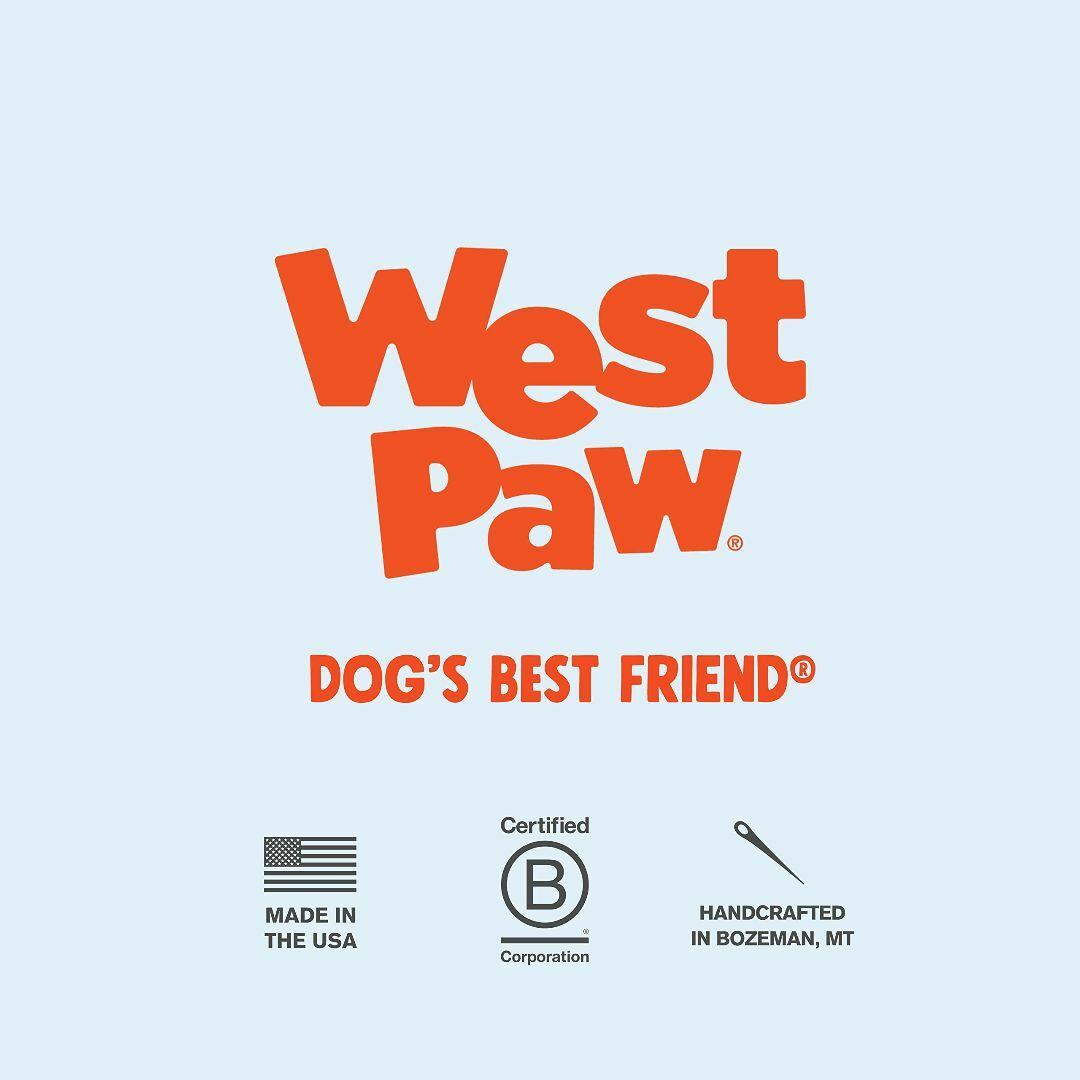 【色: ブルー（マリン）】West Paw 犬用食器 フードボウル 滑らない シ
