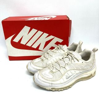 ナイキ(NIKE)の★NIKE ナイキ 640744-106 AIR MAX 98 エアマックス98 ホワイト size28cm(スニーカー)