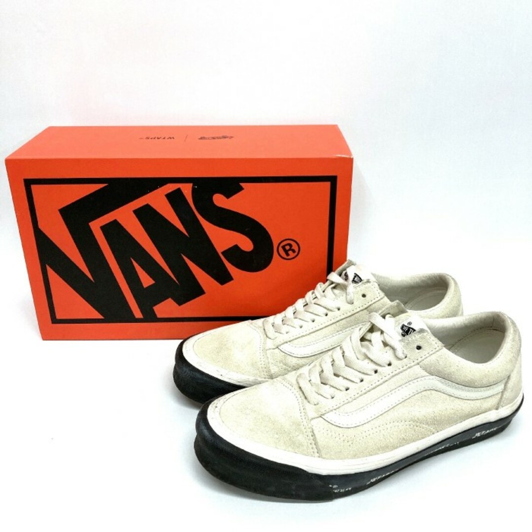 ★WTAPS × VANS VN0A4P3X2 ダブルタップス バンズ 0F1 OG OLD SKOOL LX スニーカー ホワイト size27cm