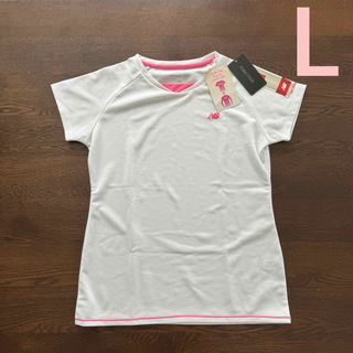 ニューバランス(New Balance)のニューバランス　tシャツ 半袖　白　ホワイト　ワンポイント　速乾　L(Tシャツ(半袖/袖なし))